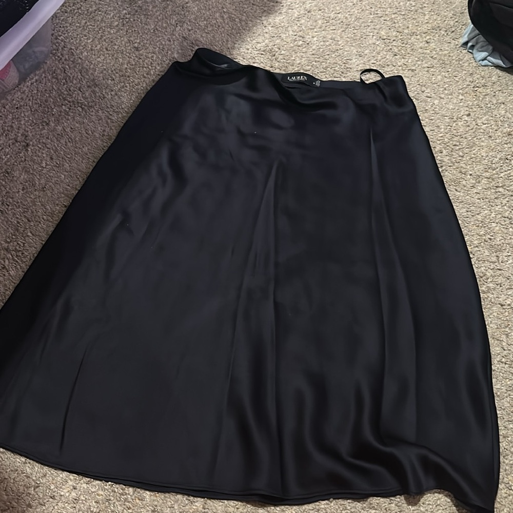 Lauren by Ralph Lauren Satin Skirt